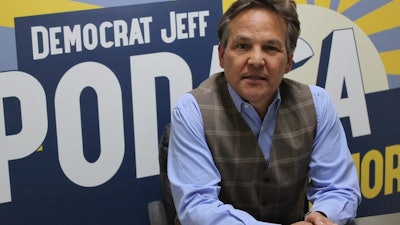 Gubernatorial candidate Jeff Apodaca at his campaign headquarters in Albuquerque, N.M., Thursday, April 19, 2018.