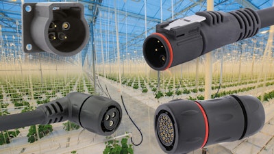 Souriau industrial connectors are ideal for smart agriculture.