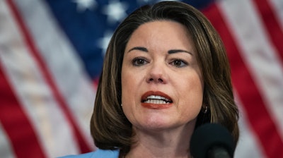 Rep. Angie Craig, D-Minn., during a news conference on Capitol Hill, June 24, 2020.