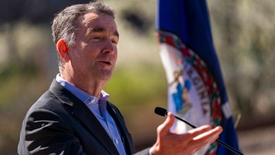 Virginia Gov. Ralph Northam at a news conference Alexandria, March 30, 2021.