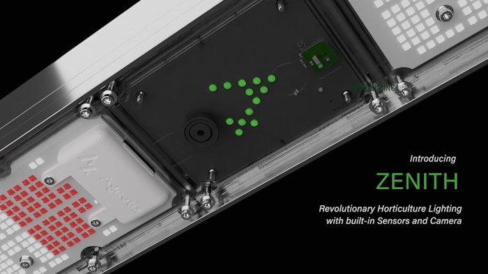 Zenith is a new grow lighting series with built-in sensor and imaging technologies from Agnetix.