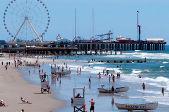 Beachfront in Atlantic City, N.J., July 9, 2018.