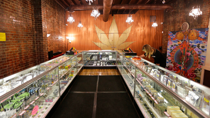 Ganja Goddess Cannabis Store, Seattle, Dec. 7, 2015.
