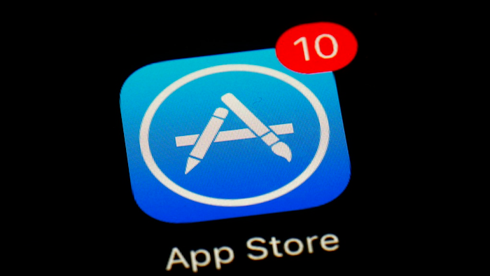 Apple's App Store app in Baltimore, March 19, 2018.