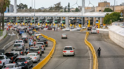 Tijuana-San Ysidro border crossing.