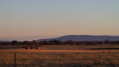 Countryside in eastern Oklahoma.