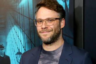 Seth Rogen at a premiere in Los Angeles, Oct. 28, 2019.