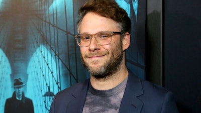Seth Rogen at a premiere in Los Angeles, Oct. 28, 2019.
