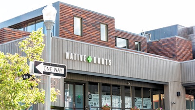 Cannabis dispensary in Aspen, Colo., June 2019.