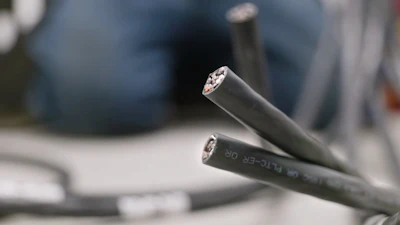 [3] 8 pairs of cable are bundled for easier distribution.