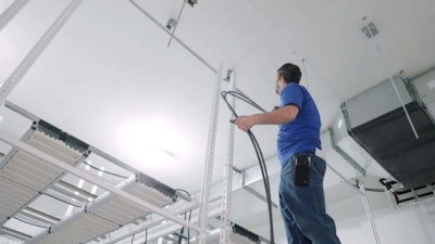 [5] Because DE eliminates nearly all conduit, it installs up to 80% faster than traditional AC power distribution, reducing labor costs and building times by weeks or months.