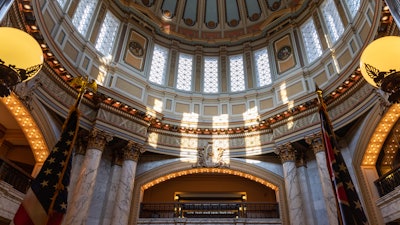 Mississippi State Capitol rotunda, Jackson.