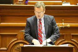South Carolina Sen. Tom Davis, R-Beaufort, speaks in favor of a medical marijuana bill, Columbia, Feb. 8, 2022.
