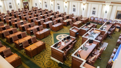 Oklahoma House chamber, Oklahoma City, Jan. 2017.