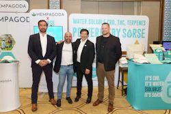 SōRSE VP of International Markets, Tim O'Neill; Hempagoda CEO, Vaughn Graham; SōRSE CEO, Howard Lee; and SōRSE EVP of Research & Technical Business Development, Michael Flemmens, at Cannabis Business Asia 2022.