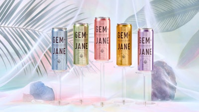 Gem + Jane’s lineup of sparkling infused beverages.