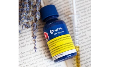 New Aphria CBN Night Oil formulated for night-time use.