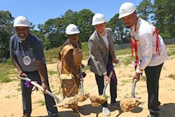 From left to right: Barré Hamp (partner and consultant with Conor Green, Shinnecock member), Chenae Bullock (Managing Director, Little Beach Harvest), Dana Arvidson (COO, TILT Holdings), Chairman Bryan Polite (Shinnecock Indian Nation).
