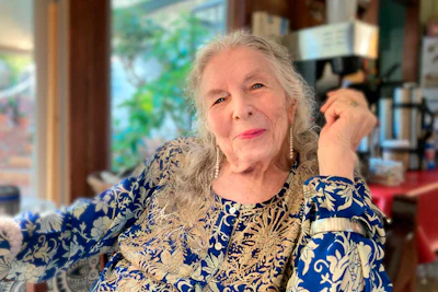 In this photo provided by Wendy Tucker, is Ann Shulgin at her home in Lafayette, Calif., on June 13, 2021.