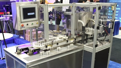 The CartRunner from GreenLab Packaging is an end-to-end filling and capping solution for cannabis cartridges and disposable pens.