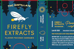 An approximation of the recalled product packaging. An expanded recall in Oregon includes vape cartridges that have been sold under the brand name Firefly Extracts or Smoke-Rite Wellness and were manufactured by Hillsboro-based Plank Road Laboratories.