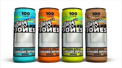 The 100 mg sodas from Mary Jones come in 16 oz resealable, child-resistant, multi-serve cans designed for paced consumption and/or social sharing with friends.