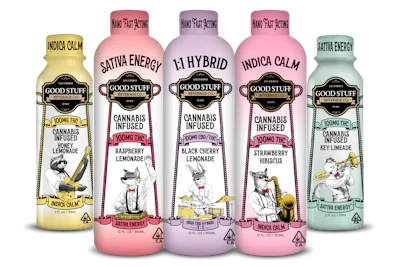 California-based Good Stuff Beverage Company manufactures cannabis-infused lemonades and other drinks.