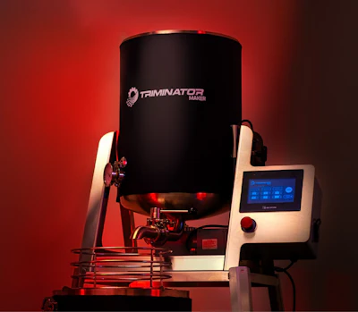 Triminator has released a new commercial hash washing machine, the Maker.