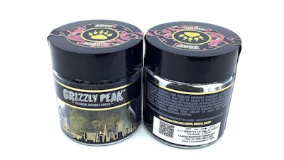 Packaged by Grizzly Peaks Farms, the recalled Zoap cannabis flower was sold in California after September 15, 2023.