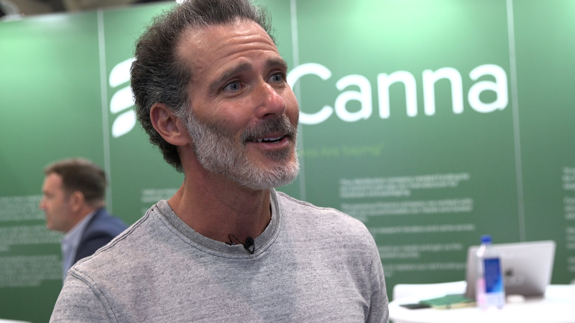 Adam Stettner, CEO of FundCanna at MJBizCon 2023.