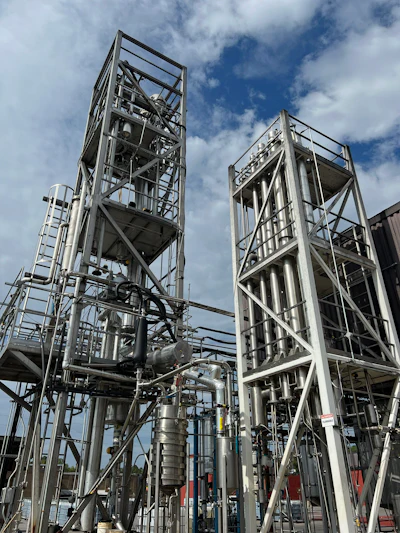 A look at Samson's facility tower in Geneva, Alabama.