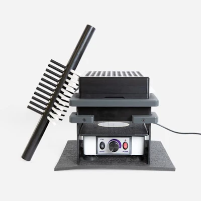 The Fill and Fold tool with tamping and folding capabilities.