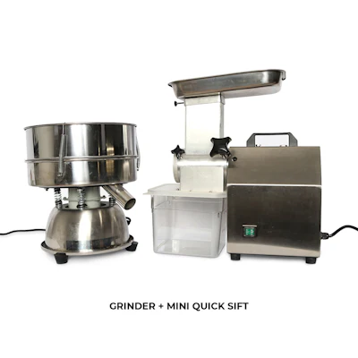 The Grinder and Mini Quick Sift from Custom Cones USA.