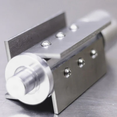 A replacement blade for the Industrial Cannabis Grinder from Custom Cones USA.