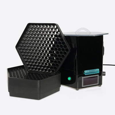 The metal King Kone Pre-Rolled Cone Packing machine.