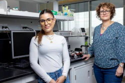 Panagiota Taktikakis (left) and Christine DeWolf.