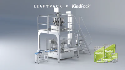 LeafyPack's RotoBagger pictured with KindPack packaging options.
