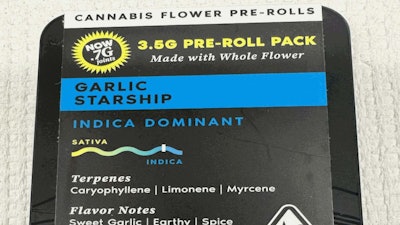The Department of Cannabis Control has issued a mandatory recall for Garlic Starship five-count, 3.5 g pre-roll packages from Glass House Farms.