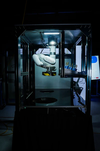 The Stardust is an automated kief-coating robot from Sorting Robotics.