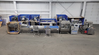This brand new Loynds Candy Line will be auctioned next month.