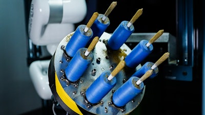 The Stardust automated kief-coating robot from Sorting Robotics.