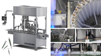 The JuanaRoll-1 from Canapa by Paxiom is a new automatic pre-roll machine for pre-roll production.