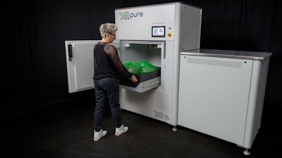 The XR16 from XRPure uses X-ray technology to clean cannabis.