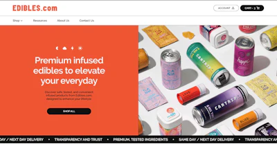 Edibles com Homepage