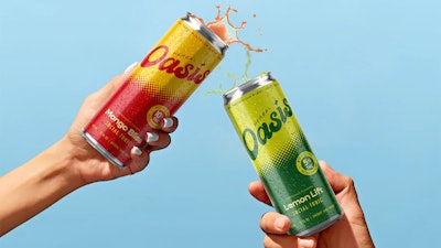 Herbal Oasis is a hemp-derived THC-infused seltzer.