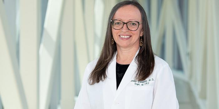 Lurdes Queimado, M.D., Ph.D., of the University of Oklahoma College of Medicine, is co-leading a study on the effects of cannabis use on wound healing in patients who have undergone surgery for head and neck cancer.