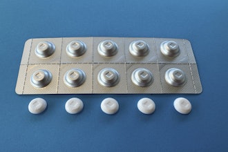 This photo provided by Catalent shows Catalent's MindMed's formulation of LSD.