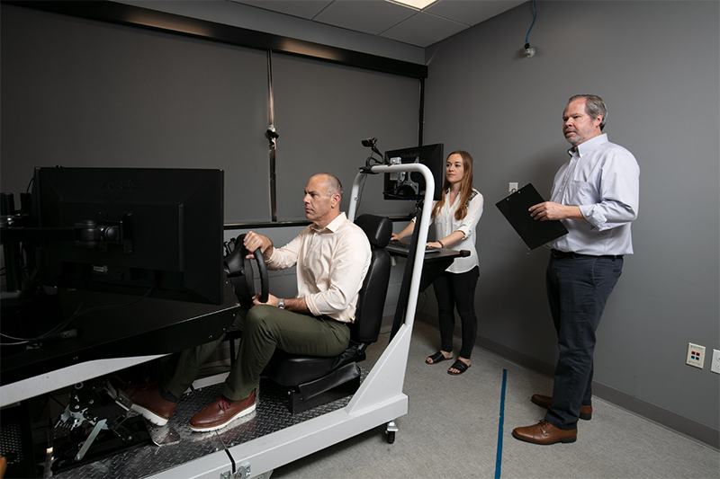 Using an onsite driving simulator at the Center for Medicinal Cannabis research, researchers at UC San Diego School of Medicine have found that frequent cannabis users show no driving deficits after at least two days of abstinence.