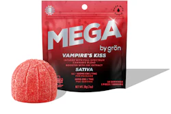 The Vampire’s Kiss MEGA has a 1:1 CBC/THC ratio.