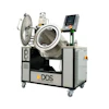 Industrial DDS mixing or processing machine with circular chamber and digital control panel
